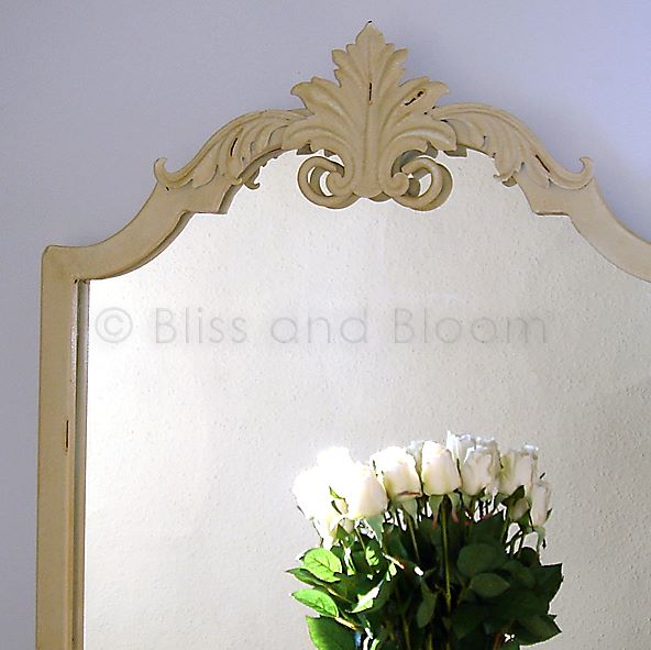 Cream wall mirror Bliss and Bloom